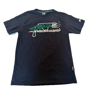 Yas Marina Circuit Abu Dhabi GP Formula 1 Racing Navy Blue T-Shirt Size M
